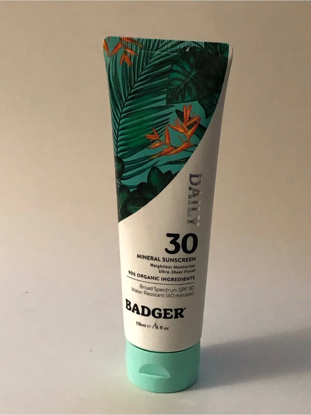 Badger Daily Mineral Sunscreen Broad Spectrum SPF 30